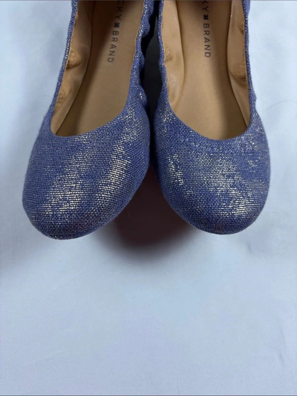 Lucky Brand Women's Shimmer Ballet Flats - Lavender